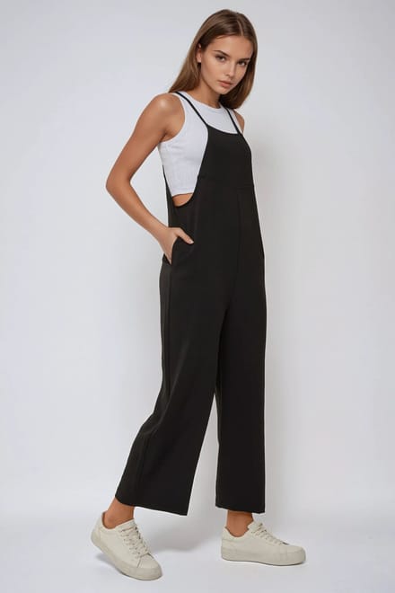 Halterneck Regular Fit Jumpsuit met Zak