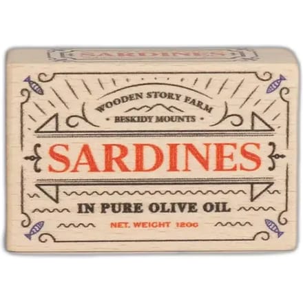 Houten speelgoed sardines Wooden Story