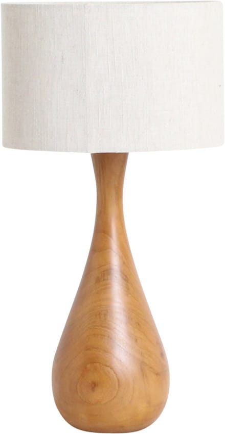 Raw Materials Aspen tafellamp Bottle - Teakhout - 27x27x52 cm