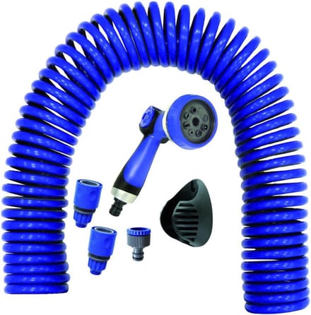 Flexibele Tuinslang met Sproeipistool - 15 Meter Blauw