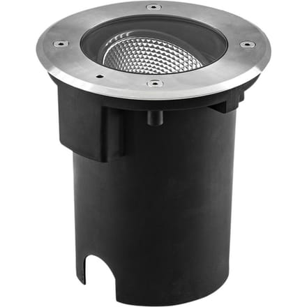 EVN Pentola LED grondspot inbouwlamp Ø 18cm roestvrij staal