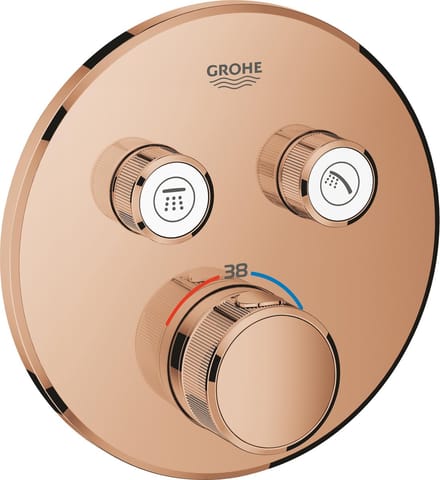 GROHE Grohtherm Smartcontrol inbouw douchekraan - brons (warm sunset)