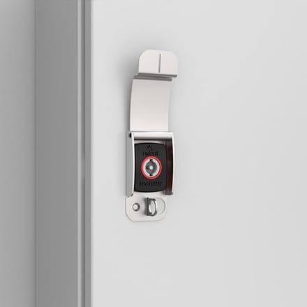 RVS Cilinder Hangslot Afdekking - PLC01