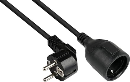 Verlengkabel 5 meter met aardstekker - Zware Stroomkabel 1,5mm²