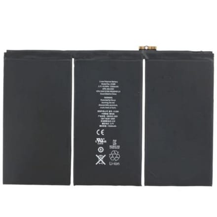Batterij Reparatiekit Geschikt voor iPad 2 A1376 – Premium – Zwart