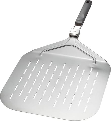 GEFU SLIDE Pizzaschep – 32 x 32 cm – Opvouwbare Handgreep – RVS