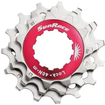 Kit 3 tandwielen voor cassette met borgmoer Sunrace 12V. 11-13-15