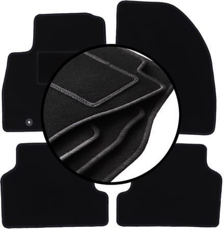 Set veloursmatten voor: Ford Focus MK2 stationwagen, sedan, hatchback (2004-2011)