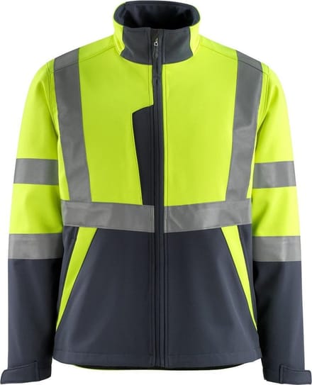 Mascot Safe Light Softshell jas 15902-253 - hi-vis geel/donkermarine - L