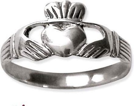 Claddagh Zilveren Ring maat 65 (R159.65)