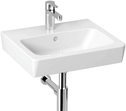 Jika Lyra plus - Fontein 500x430 cm, met overloop, kraangat, wit H8103800001041
