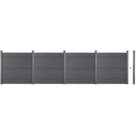 HOME DELUXE WPC tuinscherm CALLADO (4x element, 5x paal)