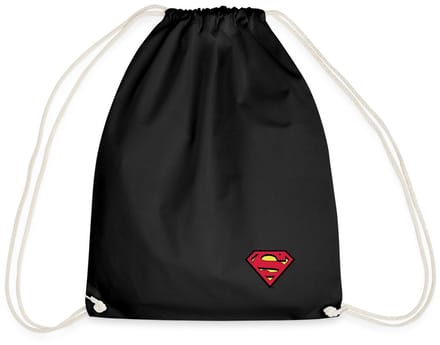 Superman S-Shield logo small Gymtas