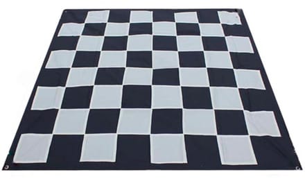 Levensgroot Schaak Dambord - 500x500 cm - Rugged Nylon met haringen