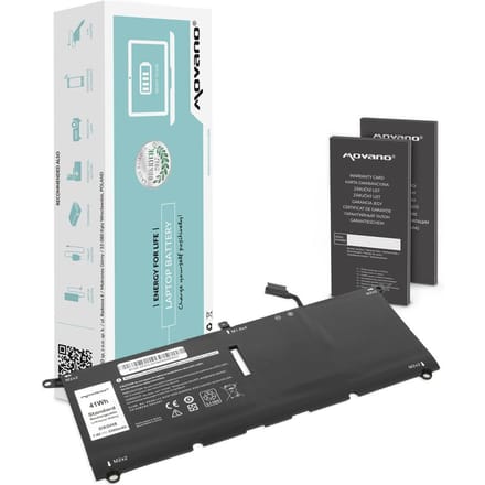 Movano – XPS 13 Serie – Lithium-ion Batterij – 500 Oplaadcycli – BMS Beveiliging