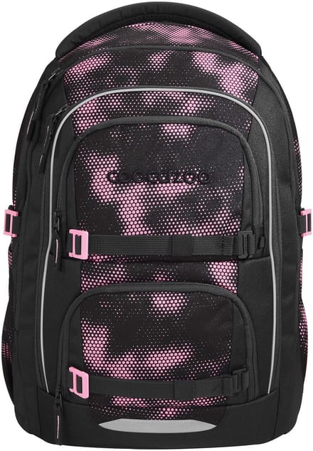 coocazoo schoolrugzak Porter Backpack Pink Illusion zwart