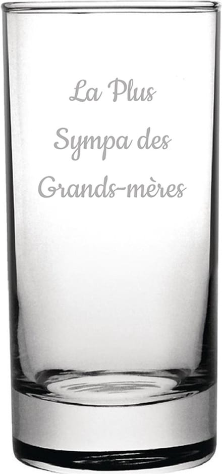 Longdrinkglas gegraveerd - 28,5cl - La Plus Sympa des Grands-mères