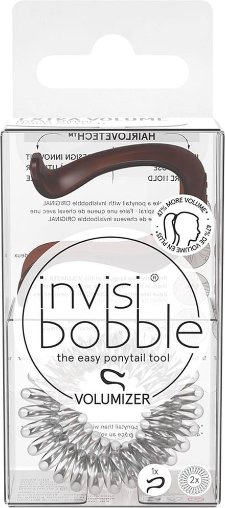 Haarelastieken Invisibobble - Volumizer Hair Tool - Transparant Bruin - Set