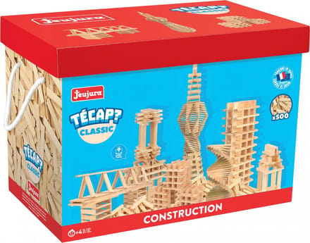 Pak van 500 tecap klassieke bouwstenen Jeujura
