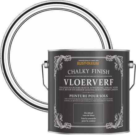 Rust-Oleum Wit Vloerverf - Krijtwit 2,5L