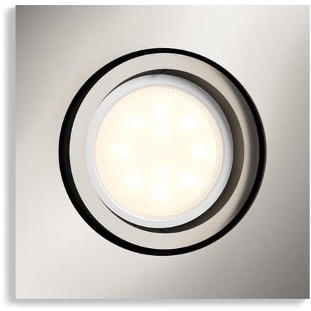 Philips Shellbark - Inbouwspot - 1 Lichtpunt - mat chroom - 1 x 500lm