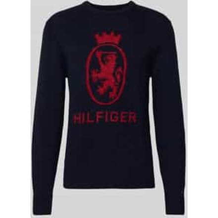 Regular fit gebreide pullover van zuiver katoen