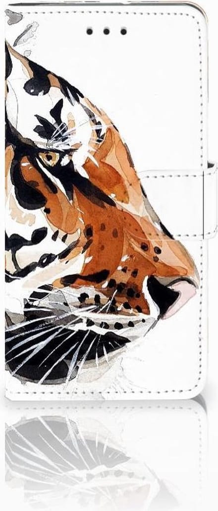 Hoesje Motorola Moto G7 Play Watercolor Tiger