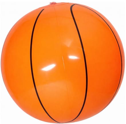 Widmann Strandbal - opblaasbare Basketbal - oranje - 25 cm - sport en spelletjes