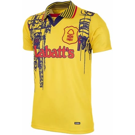 COPA - Nottingham Forest Uitshirt 1995/97 Retro Voetbalshirt - Heren - Geel - M