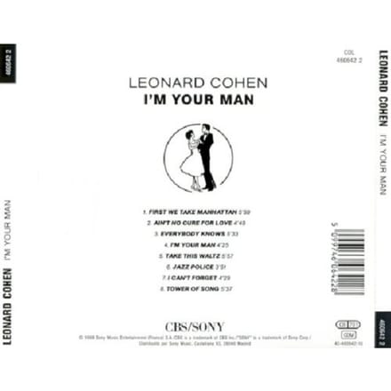 I'm Your Man - Leonard Cohen