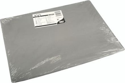 100 Placemats, papier 30 cm x 40 cm grijs
