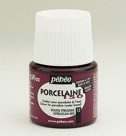 Porseleinverf - 12 Etruscan Red - Pebeo - 45ml