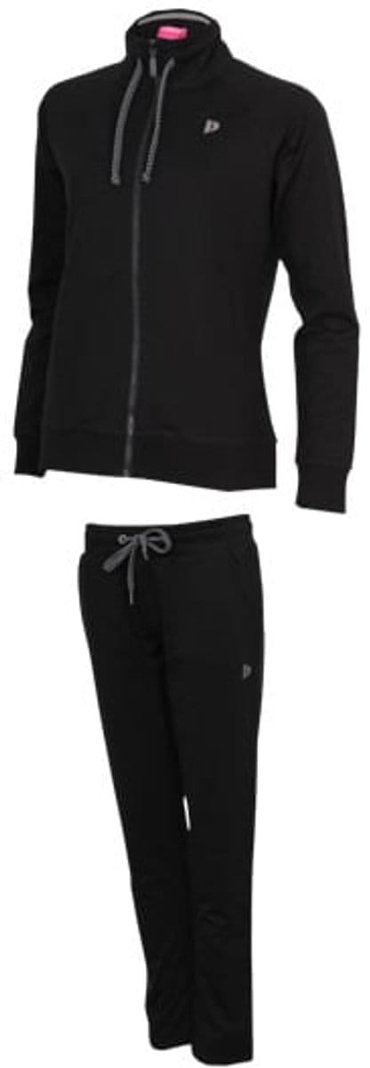 Donnay - Joggingsuit Sofie - Joggingpak - Dames - Black (020) - maat M