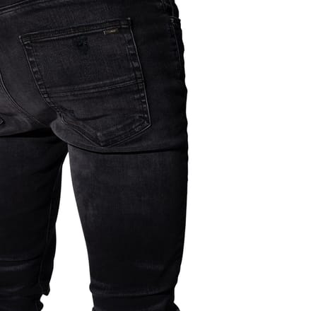 Amiri Slash Verouderde Zwarte Jeans