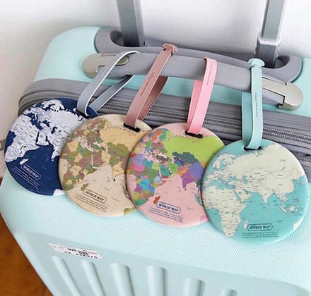 *** Koffer Label - Bagage - Vakantie - Reizen - Handig Hulpmiddel - Vliegveld Reis - van Heble® ***