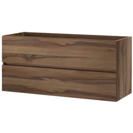 Tiger Wastafelonderkast Condo 120cm - Walnoot Mat - Met 2 Lades