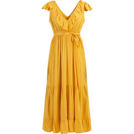 IZIA Maxi jurk Dames geel