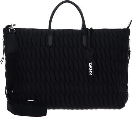DKNY Reistas Mack Weekender Black / Silver Zwart