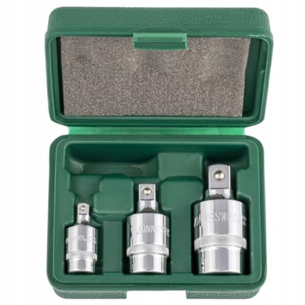 Jonnesway Kogelgewricht Set - 3 Delig - Verchroomd - S15U43S