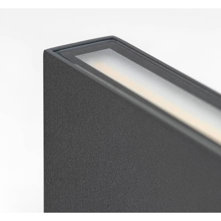 LED buiten wandlamp CMD 9060, 11 cm, antraciet, IP54, omhoog/omlaag
