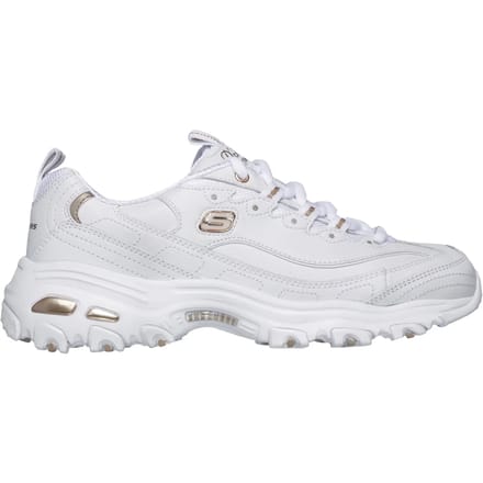 Skechers D'Lites - Fresh Start, witte damessneakers 39 wit