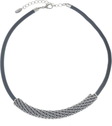 Behave - Ketting met zilverkleurige accenten - Stijlvol modern design