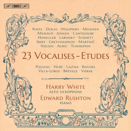 Harry Kinross White & Edward Rushton - 23 Vocalises-Etudes (CD)