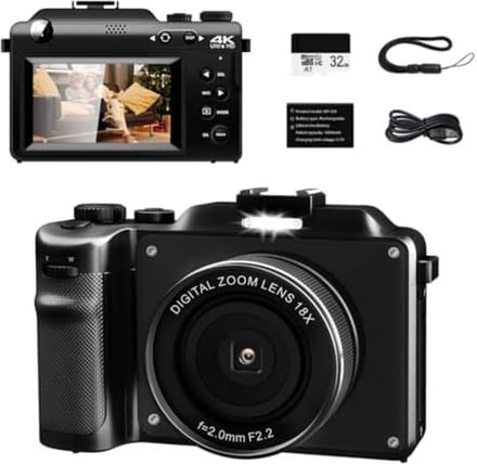 Merkloos - Analoge Camera - Zwart