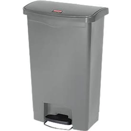 Pedaalemmer Slim Jim®, kunststof, volume 50 liter, grijs