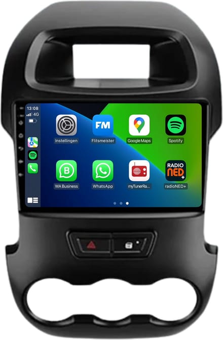 Carplay autoradio voor Ford Ranger | 2012 t/m 2015 | Android 13 | Draadloos Apple Carplay & Android Auto | 2GB + 32GB | 8-Core processor | Davilon | 2025 model | 2012 2013 2014 2015 | Bluetooth & Wifi