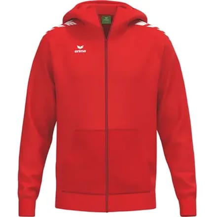 Erima Cmpt Wings Hooded Full Zip Heren - Rood | Maat: M