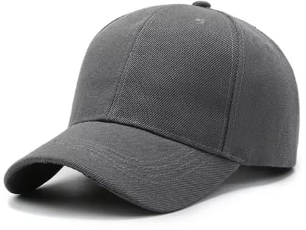 Scoby - Pet - Baseball Cap - Baseball Pet - 6 Panelen - Cotton Hat - Verstelbaar - Katoen - Antraciet