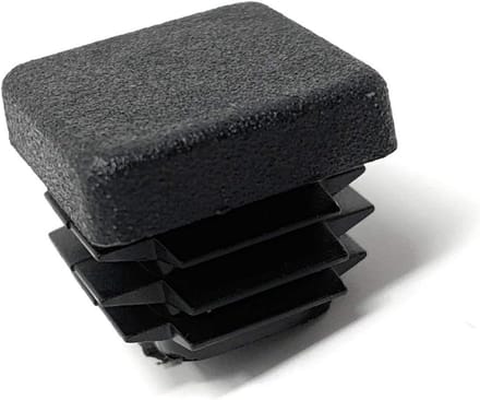 10 Stuks Vierkante Buispluggen Lamellenpluggen 25x25 mm Kunststof