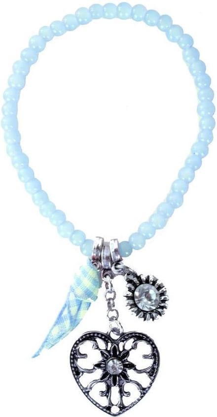Armband Tiroler kraaltjes blauw